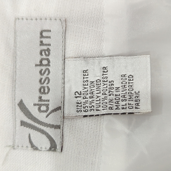 Dressbarn White Skirt - Picture 2 of 2